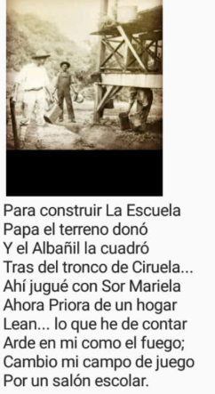 Poema para construir la escuela.