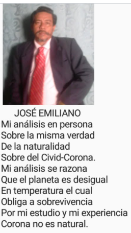 Poema sobre Covid Corona.
