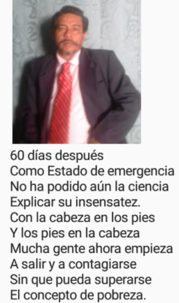 Poema 60 dias despues del estado de emergencia.